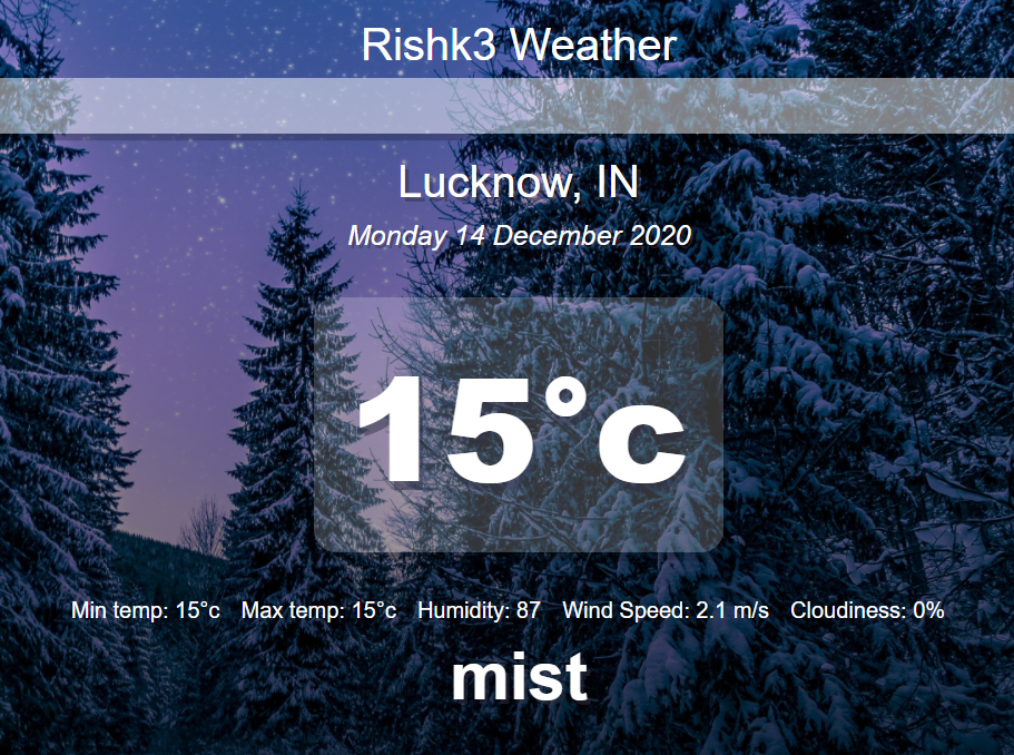 Weather Report